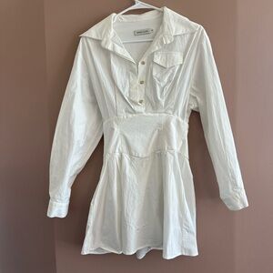 Anna Quan White Button-Up Shirt